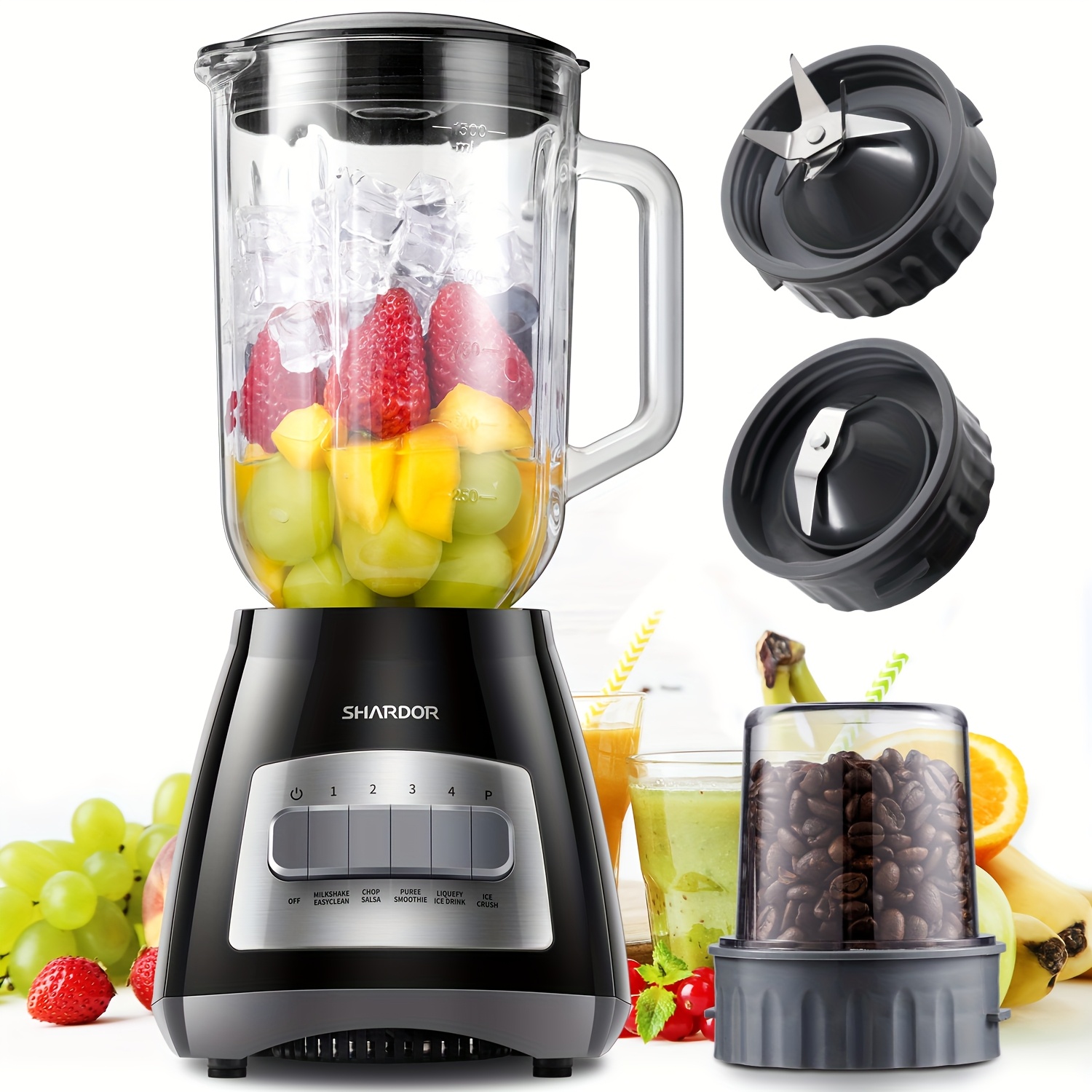 Baby Food In Jars - Smoothie Blender with 52 oz Glass