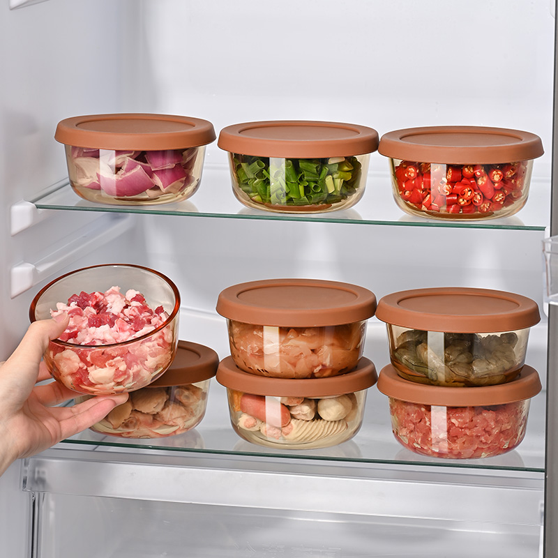 Baby Food Containers Glass - High Borosilicate Glass Preservation Box Meat