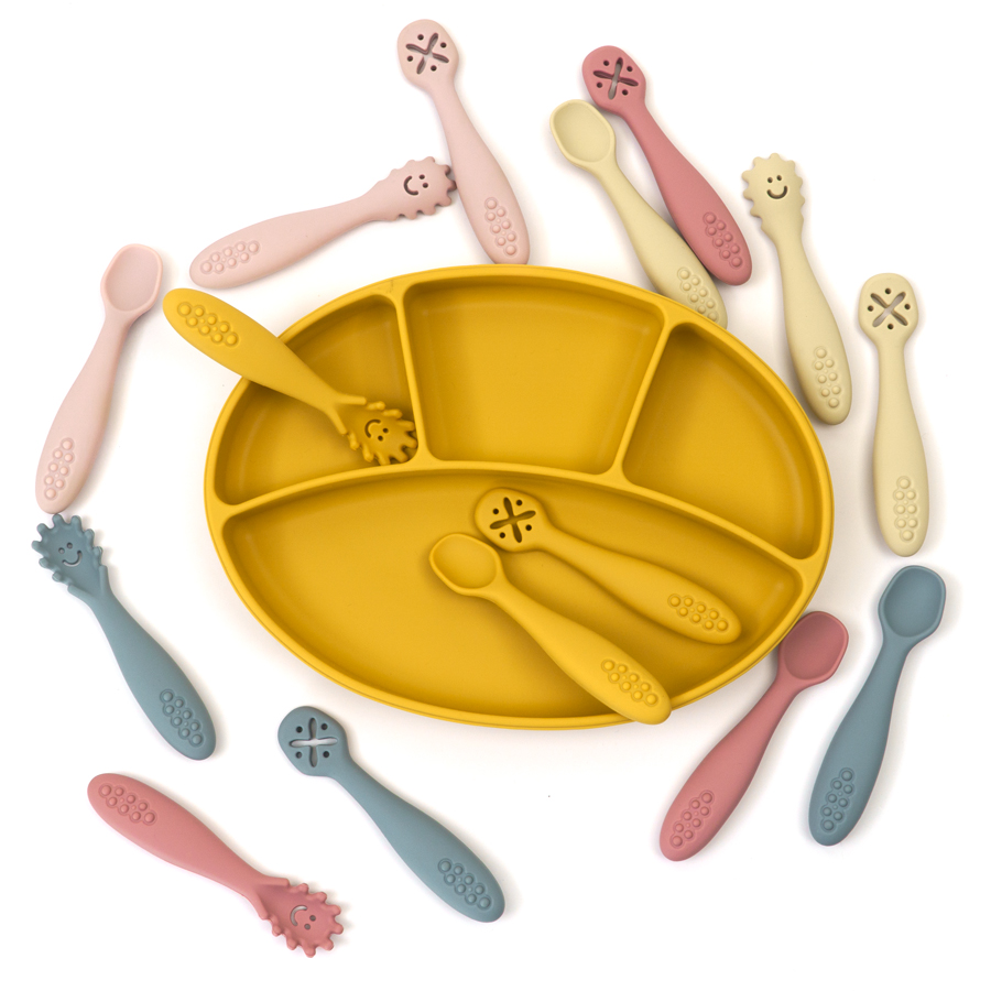 3PCS Silicone Spoon Fork For B - Baby Food Utensils Set incelemesi ve fiyatı
