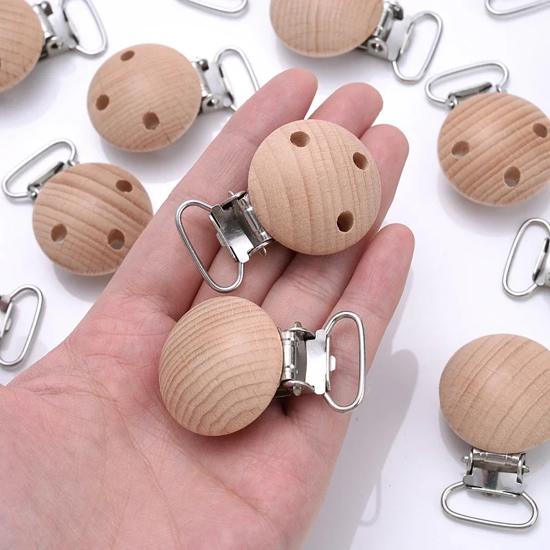 10Pcs Clips 30mm Round Natural - Baby Food Natural incelemesi ve fiyatı