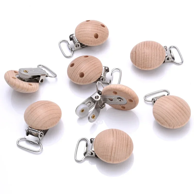10Pcs Clips 30mm Round Natural - Baby Food Natural incelemesi ve fiyatı