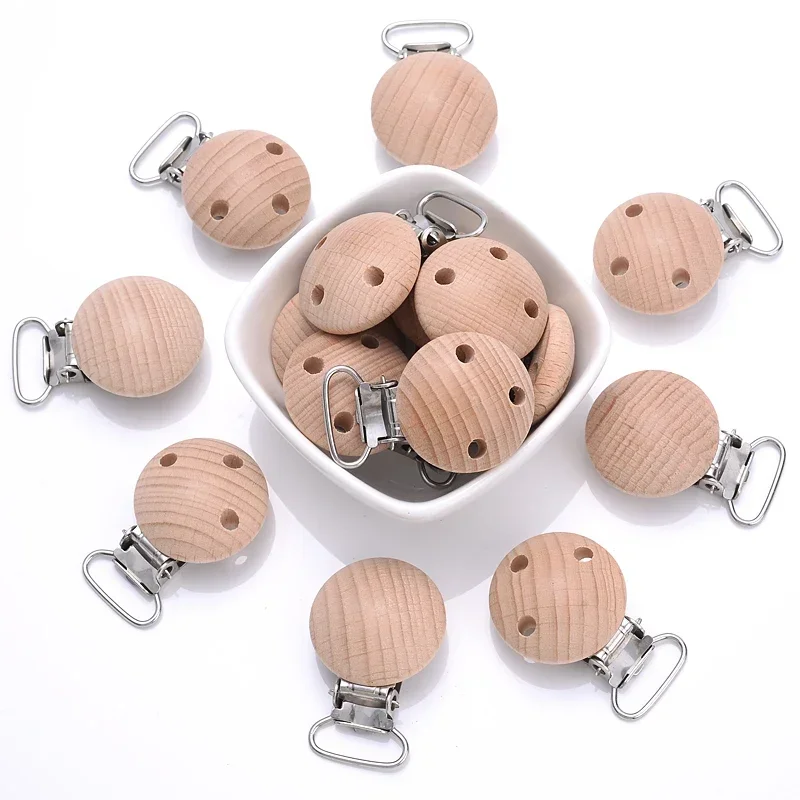 10Pcs Clips 30mm Round Natural - Baby Food Natural incelemesi ve fiyatı
