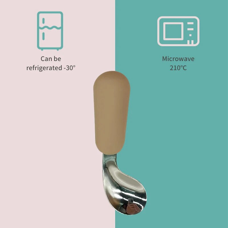 Baby Spoon Fork Set 316 Stainl - Baby Food Utensils incelemesi ve fiyatı