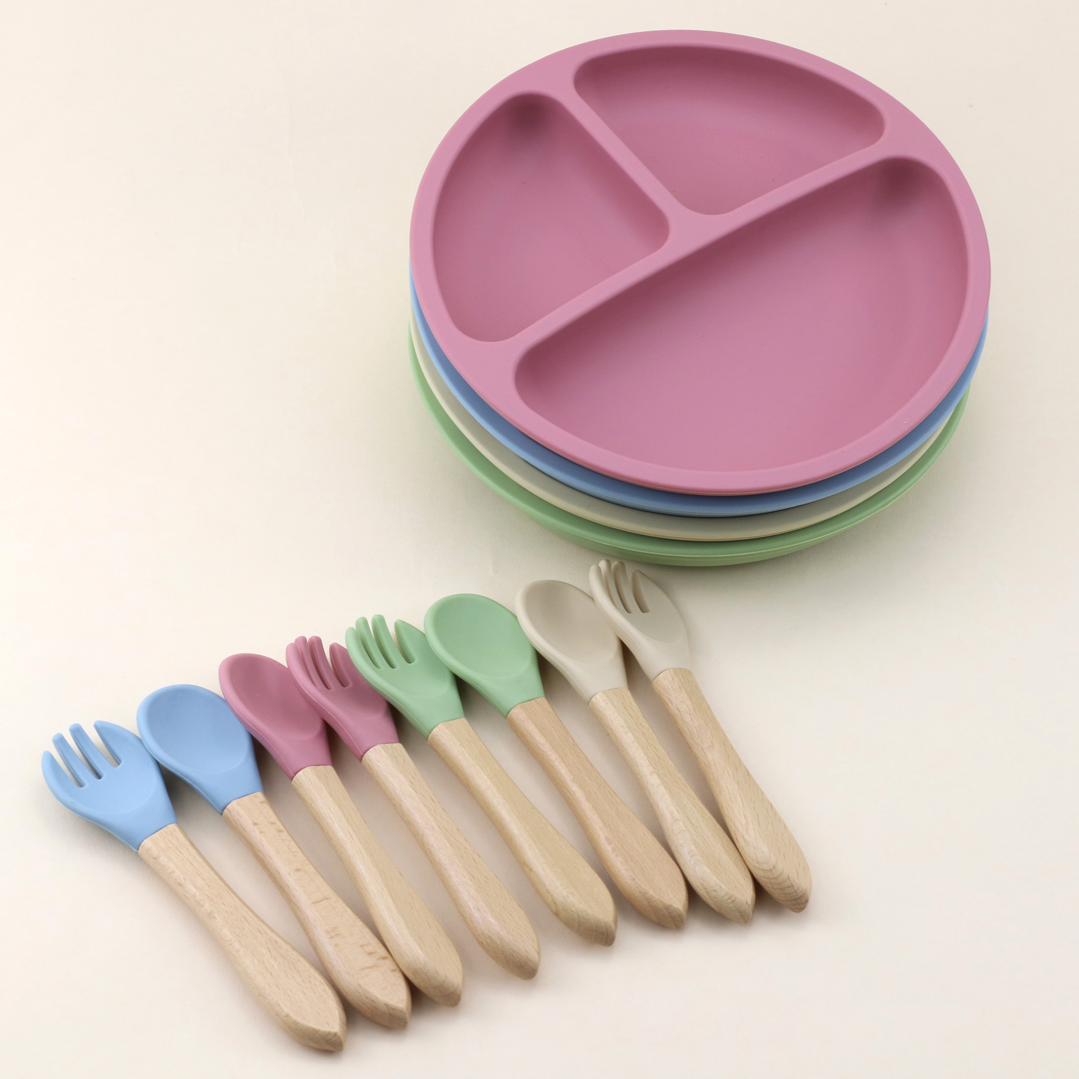 Food Grade Silicone Small Suct - Baby Food Utensils Set incelemesi ve fiyatı