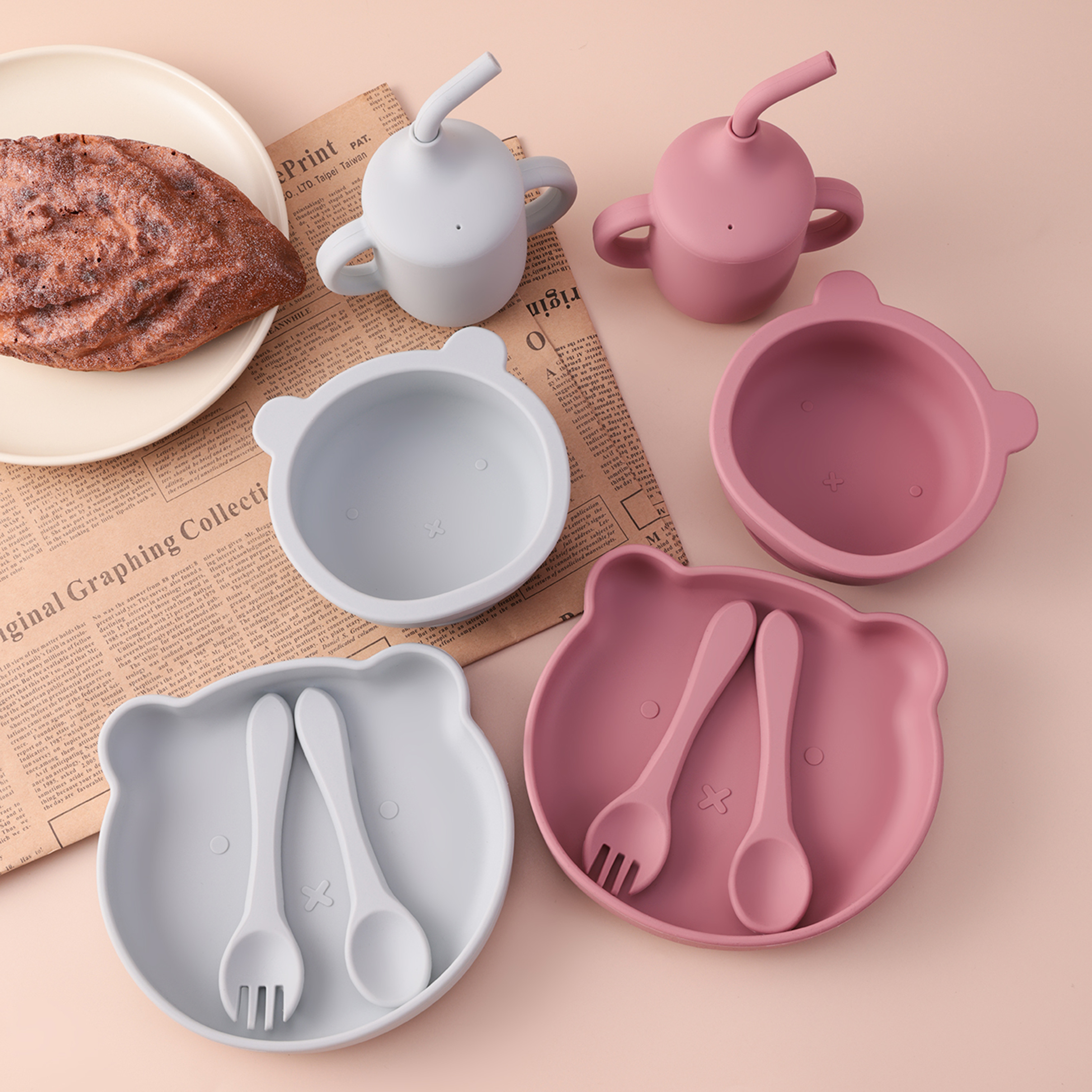 Color Kids 5PCS Silicone Feedi - Baby Food Utensils incelemesi ve fiyatı