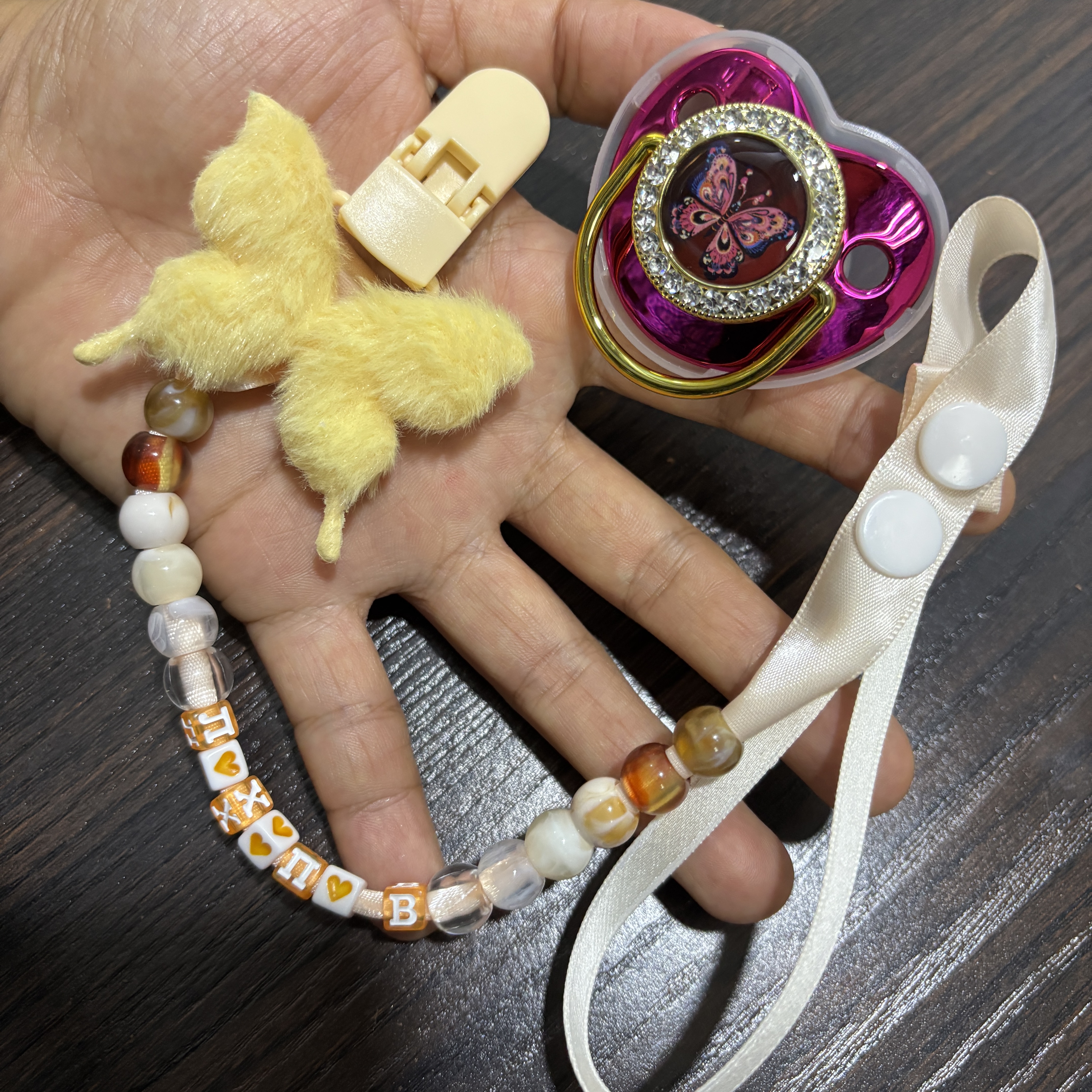Cute Butterfly Comforting Baby - Baby Food Pacifier incelemesi ve fiyatı