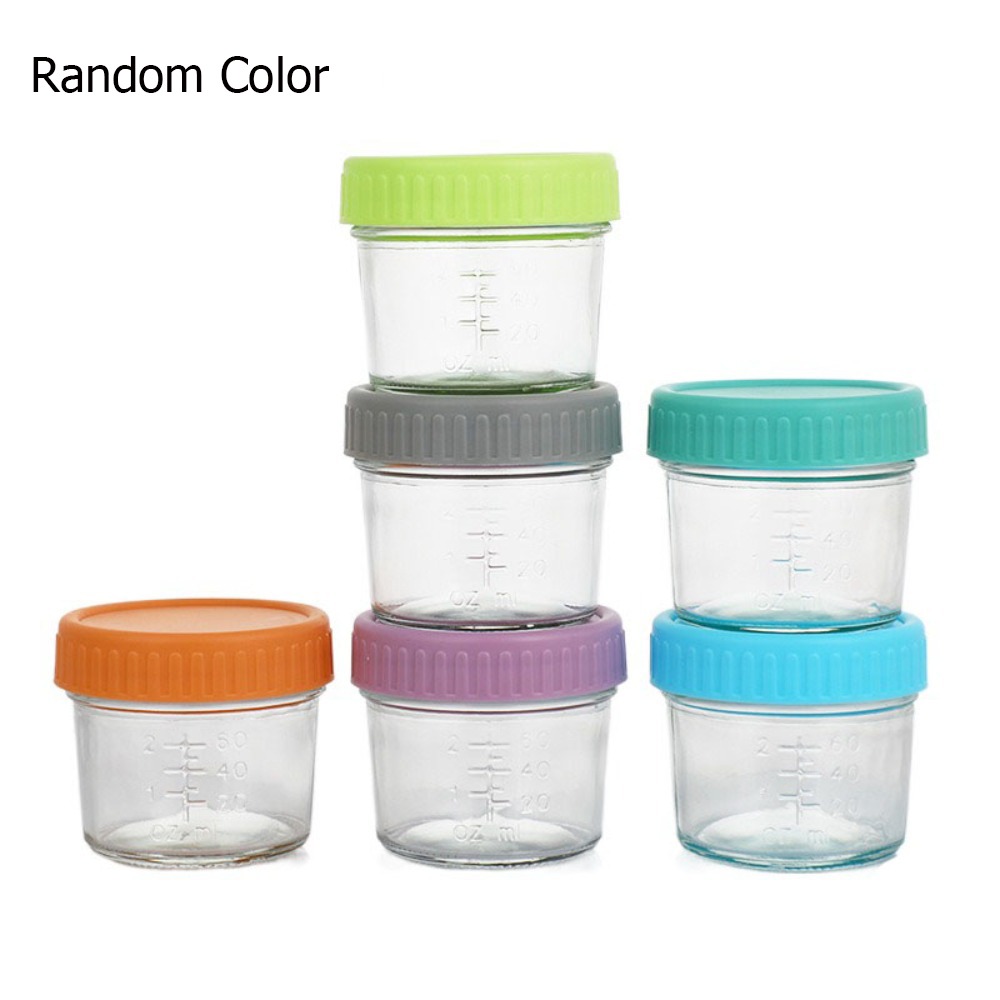 6pcs Mason Jar Glass Baby Food - Baby Food Containers Glass incelemesi ve fiyatı