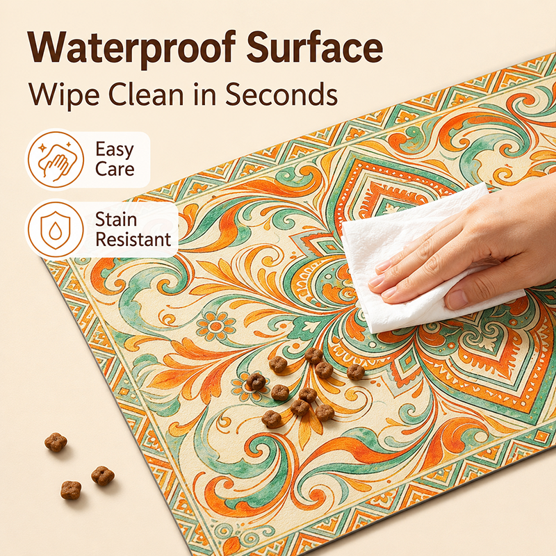 Bohemian Pet Feeding Mat Water - Baby Food Cat incelemesi ve fiyatı