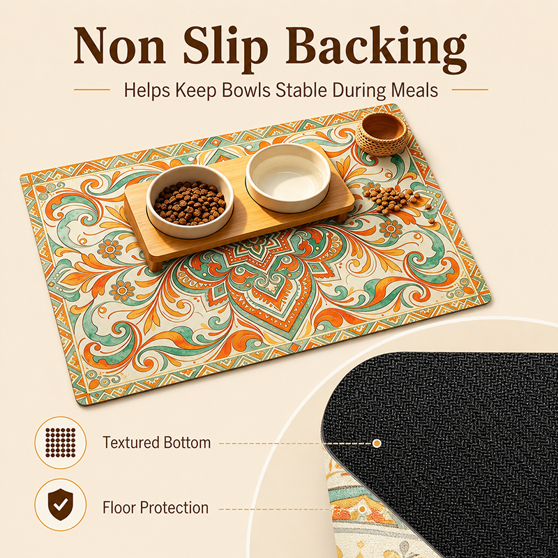 Bohemian Pet Feeding Mat Water - Baby Food Cat incelemesi ve fiyatı