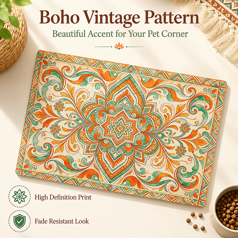 Bohemian Pet Feeding Mat Water - Baby Food Cat incelemesi ve fiyatı