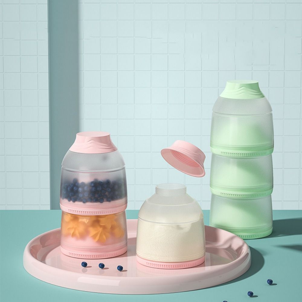 3 Layers Baby Milk Powder Box  - Formula Dispenser Portable incelemesi ve fiyatı