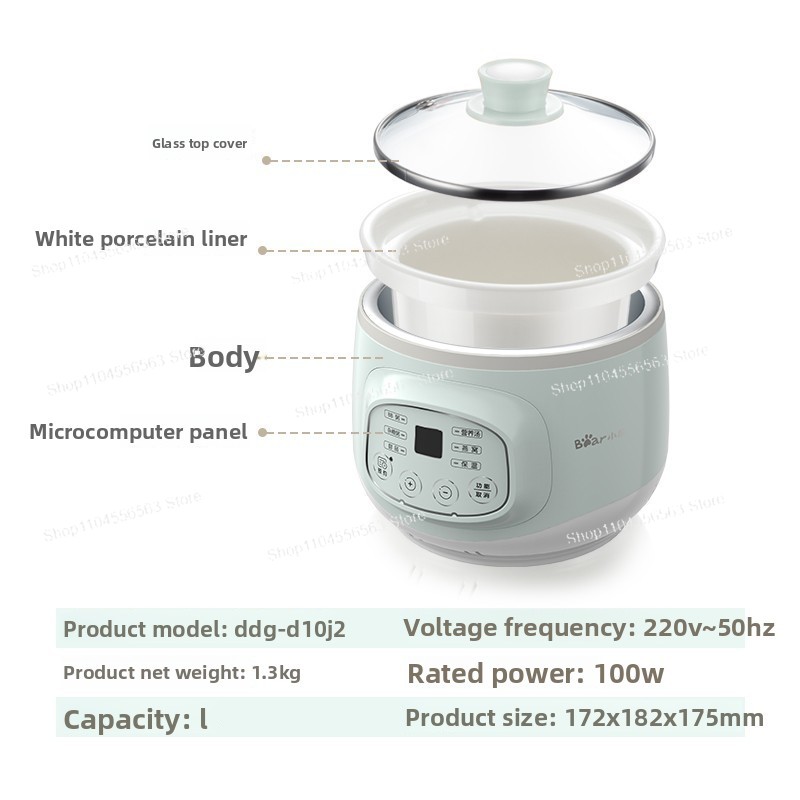 Mini Electric Stew Pot DDZ-A08 - Baby 1 Year Food incelemesi ve fiyatı