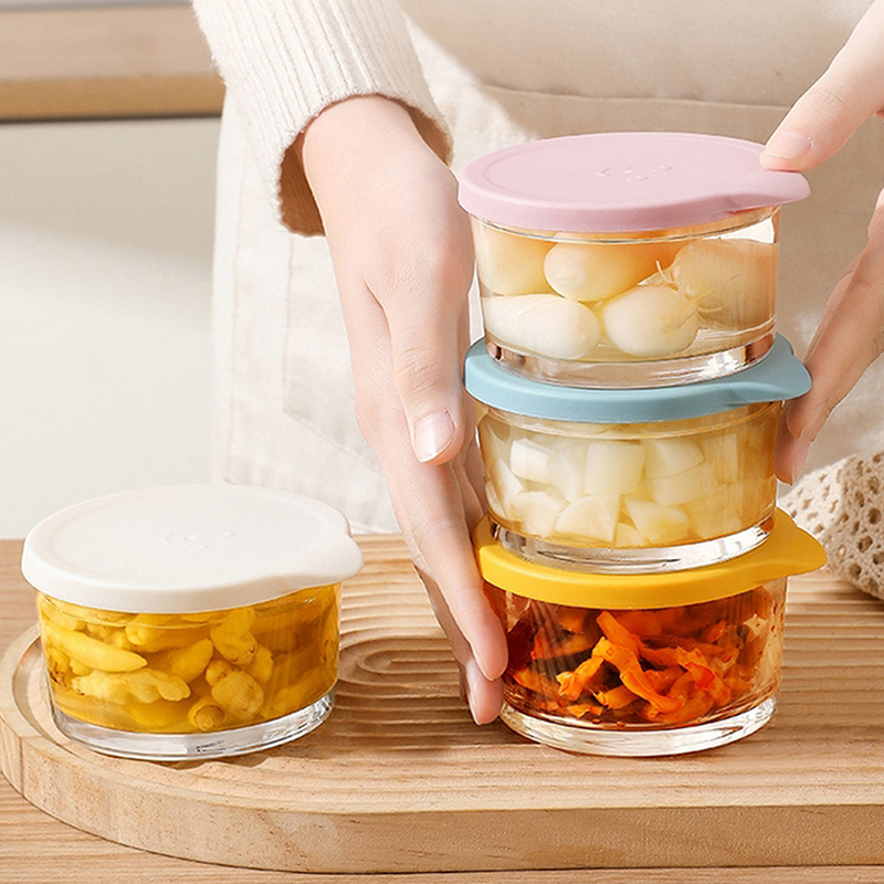 F】Microwave Safe Round Food St - Baby Food Containers Glass incelemesi ve fiyatı
