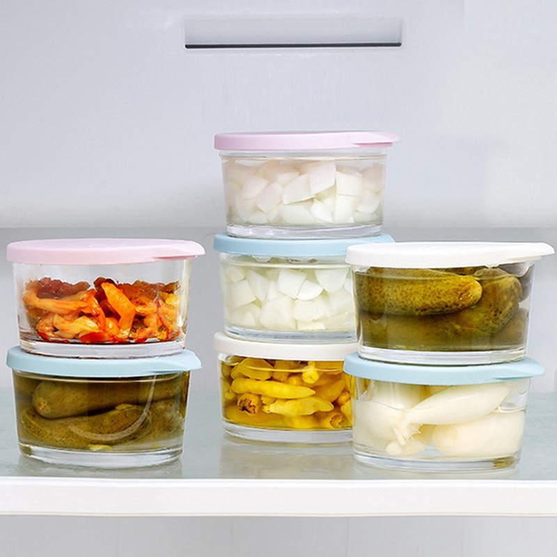 F】Microwave Safe Round Food St - Baby Food Containers Glass incelemesi ve fiyatı