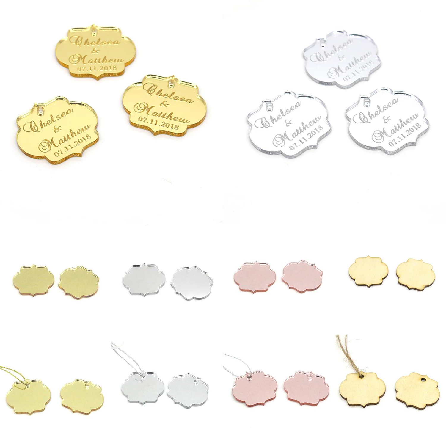 20/50/100Pcs Custom Wedding Pa - Baby 1 Year Food incelemesi ve fiyatı