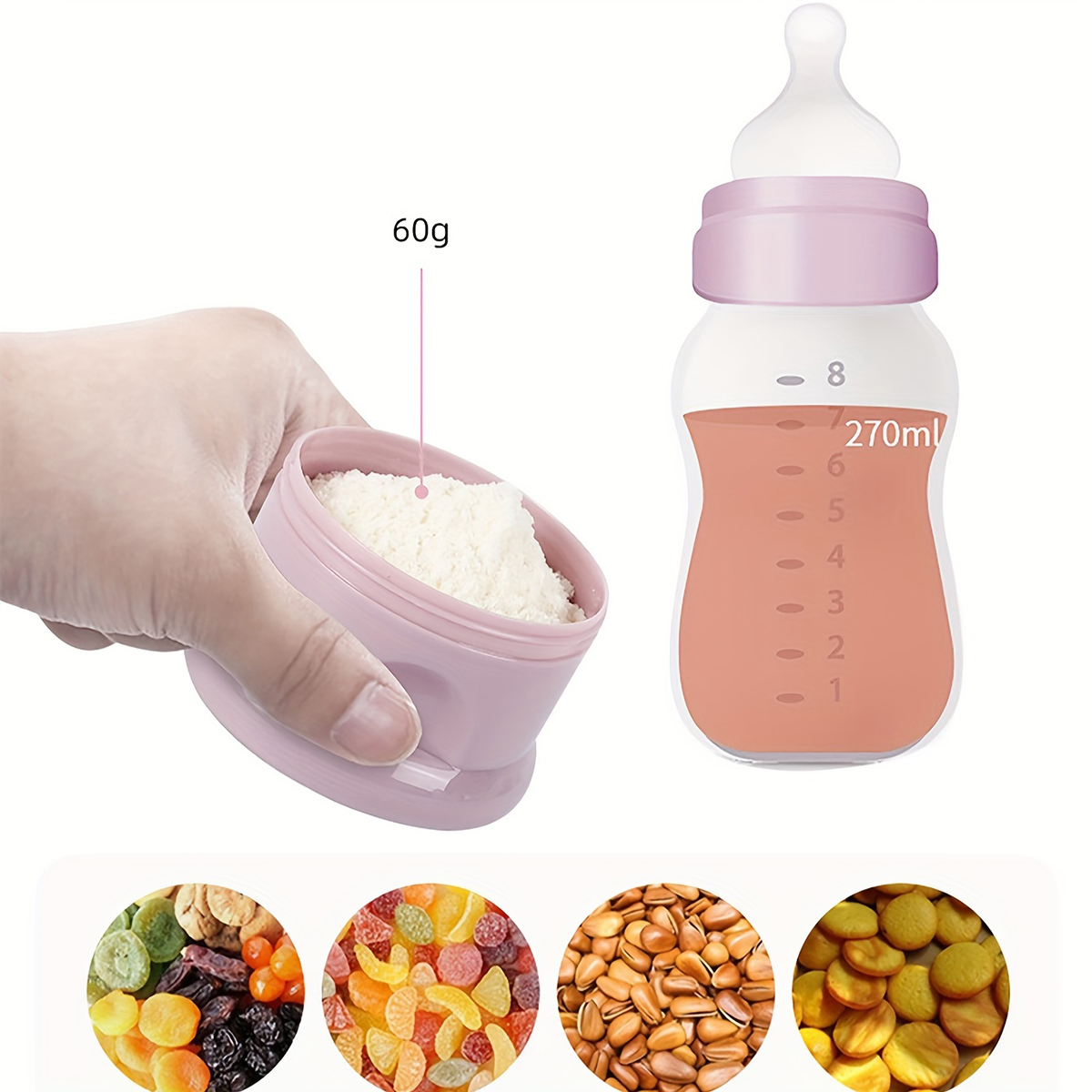 Large Capacity Baby Milk Powde - Baby Food In Jars incelemesi ve fiyatı