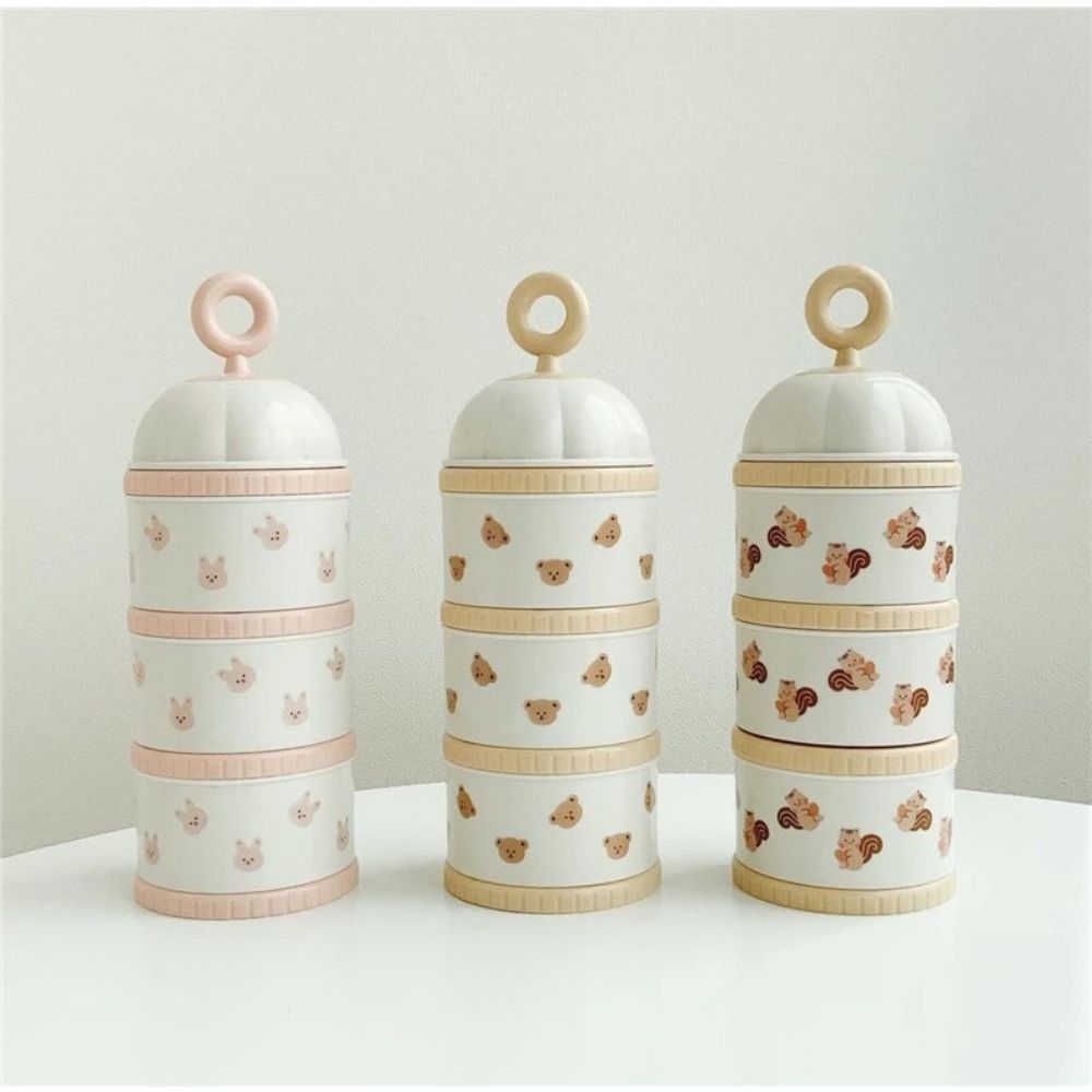 3 Layers Baby Milk Powder Box  - Formula Dispenser Portable incelemesi ve fiyatı