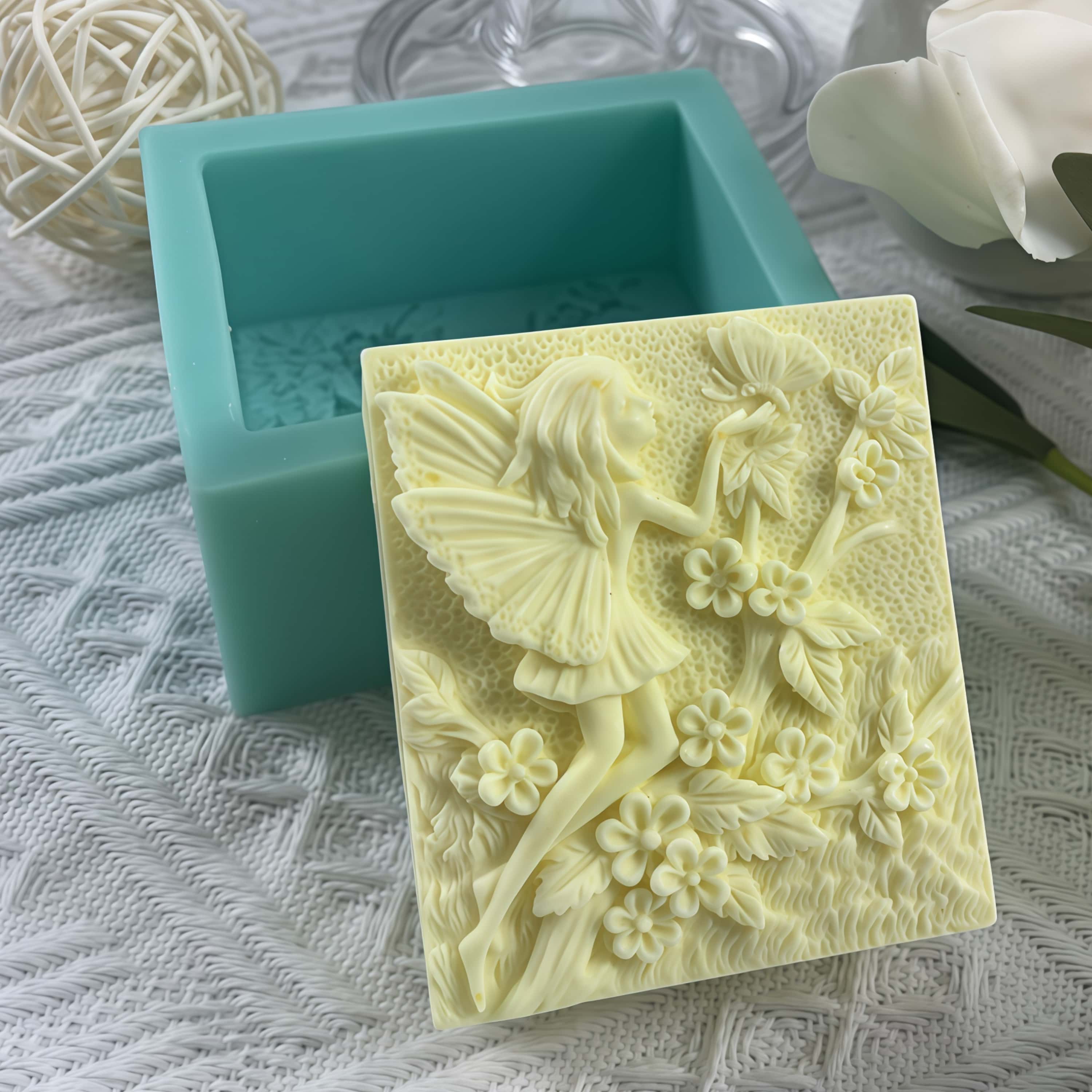 Silicone Soap Mold Flower Fair - Baby Food Natural incelemesi ve fiyatı