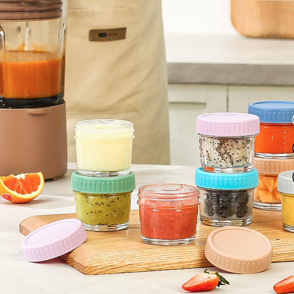 6pcs Multipurpose Glass Baby F - Baby Food Containers Glass incelemesi ve fiyatı