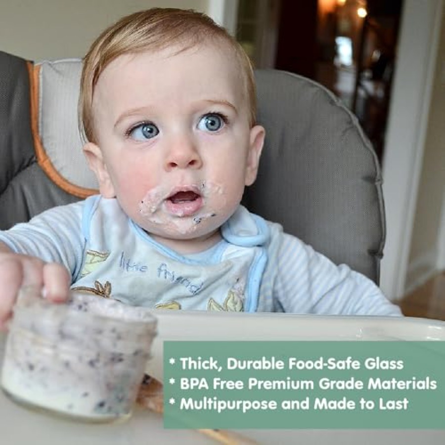 Sage Spoonfuls -12 Pack 4 oz B - Baby Food Containers Glass incelemesi ve fiyatı