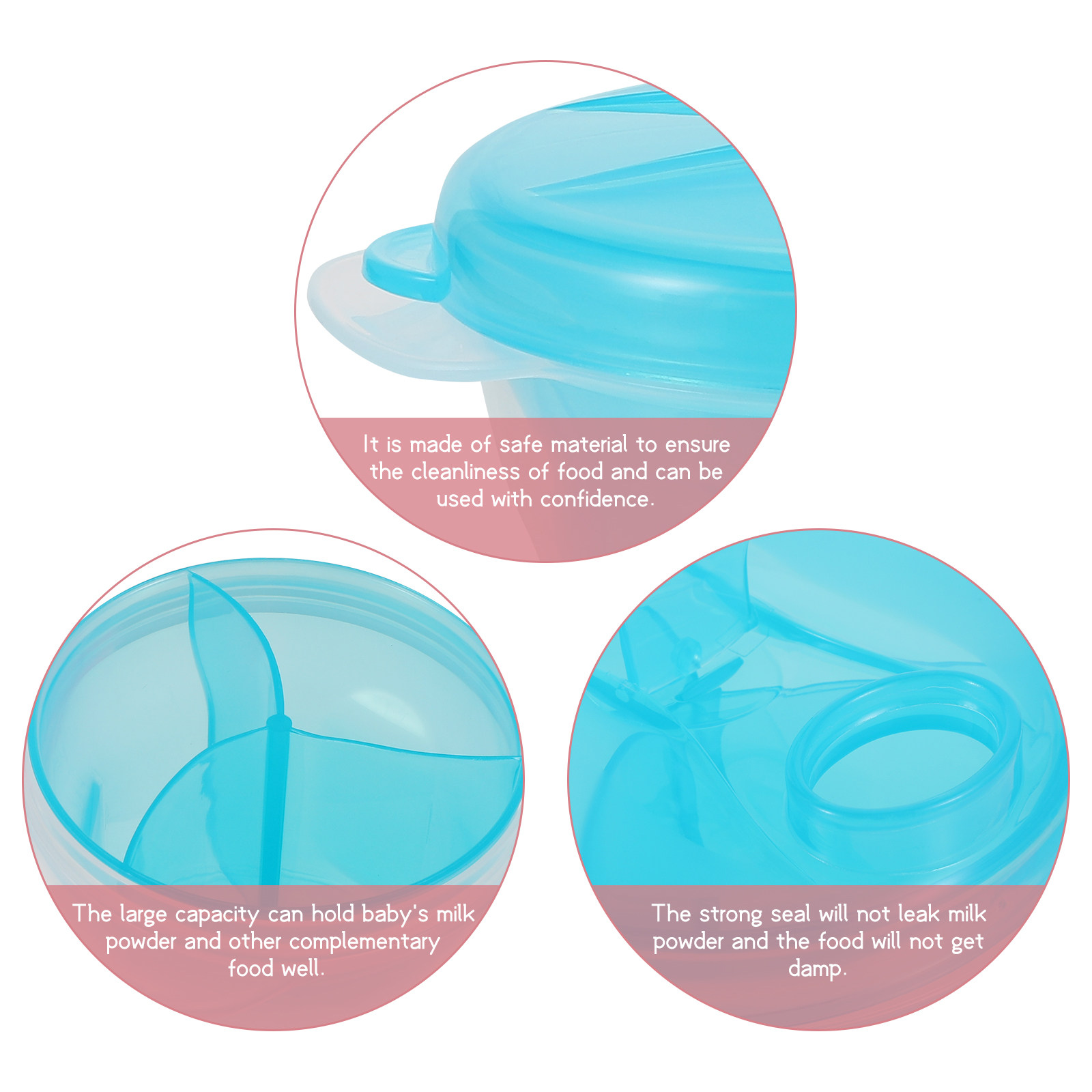 4Pcs Portable Baby Food Storag - Formula Dispenser Portable incelemesi ve fiyatı