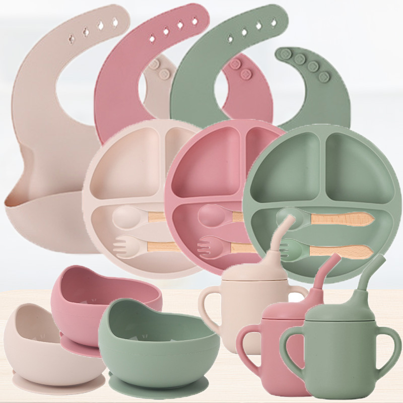 Children's silicone tableware  - Baby 1 Year Food incelemesi ve fiyatı
