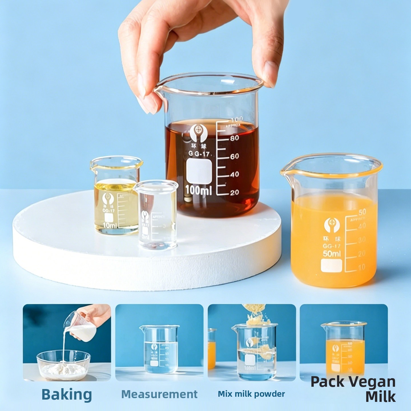 Baby Medicine Cup with Scale 5 - Baby Food Containers Glass incelemesi ve fiyatı