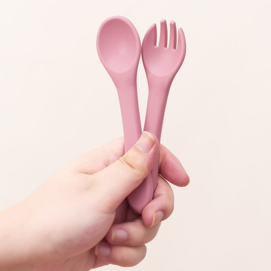 2PCS/Set Silicone Baby Utensil - Baby Food Utensils Set incelemesi ve fiyatı