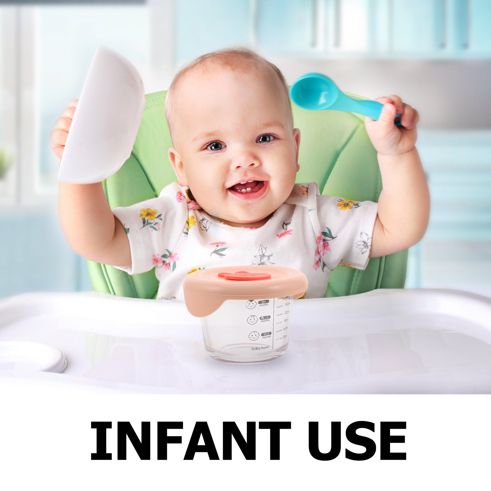 2Pcs Baby Food Storage Contain - Baby Food Containers Glass incelemesi ve fiyatı