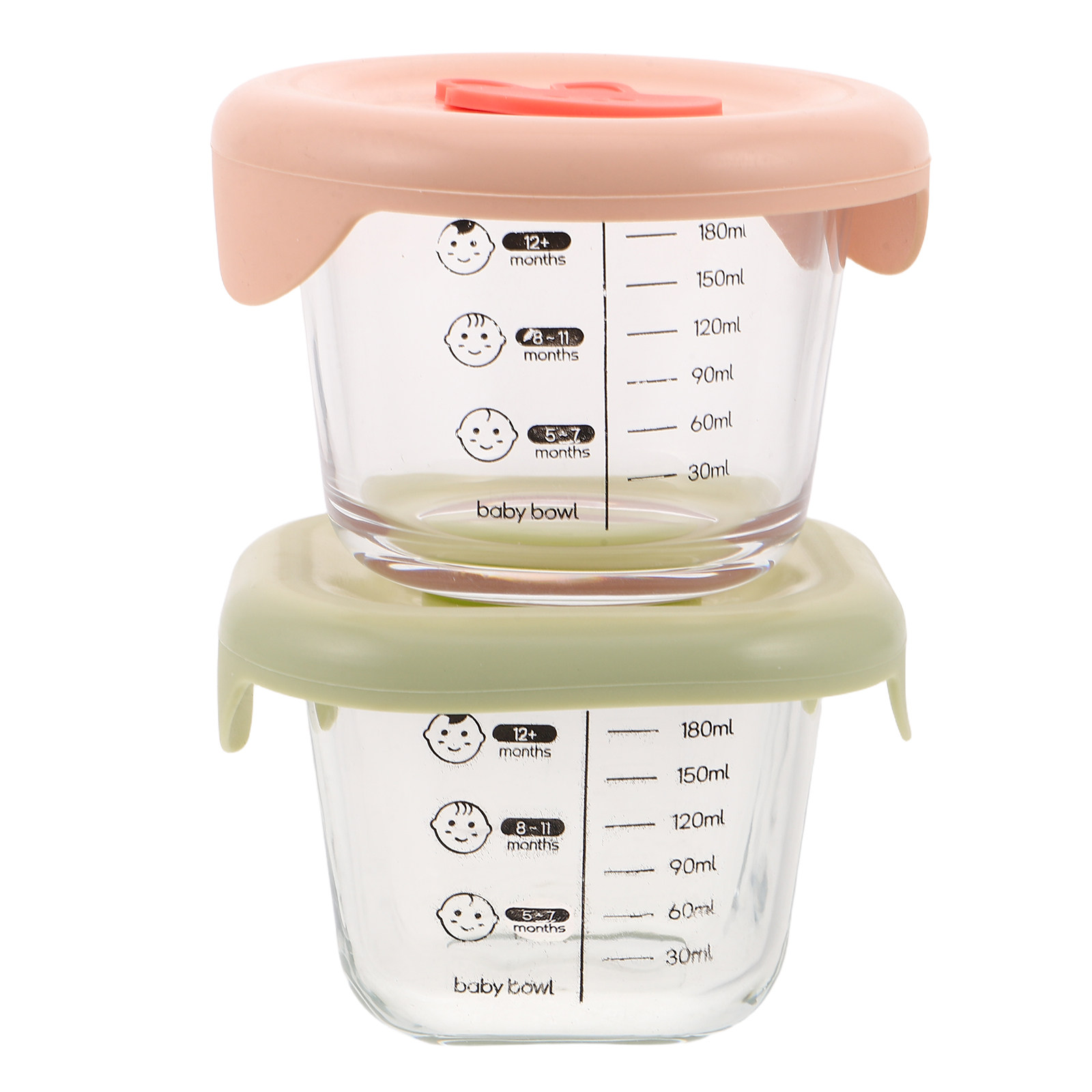 2Pcs Baby Food Storage Contain - Baby Food Containers Glass incelemesi ve fiyatı