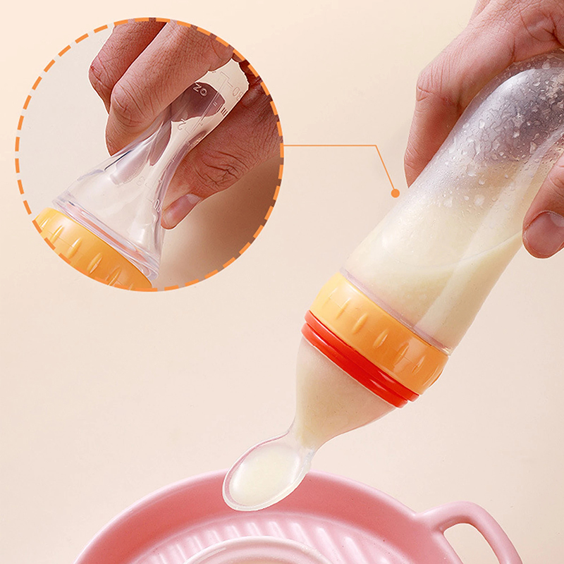 Squeezing Feeding Bottle Silic - Baby Food Utensils incelemesi ve fiyatı