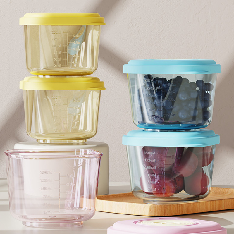 6 Pcs Baby Food Storage Contai - Baby Food Containers Glass incelemesi ve fiyatı