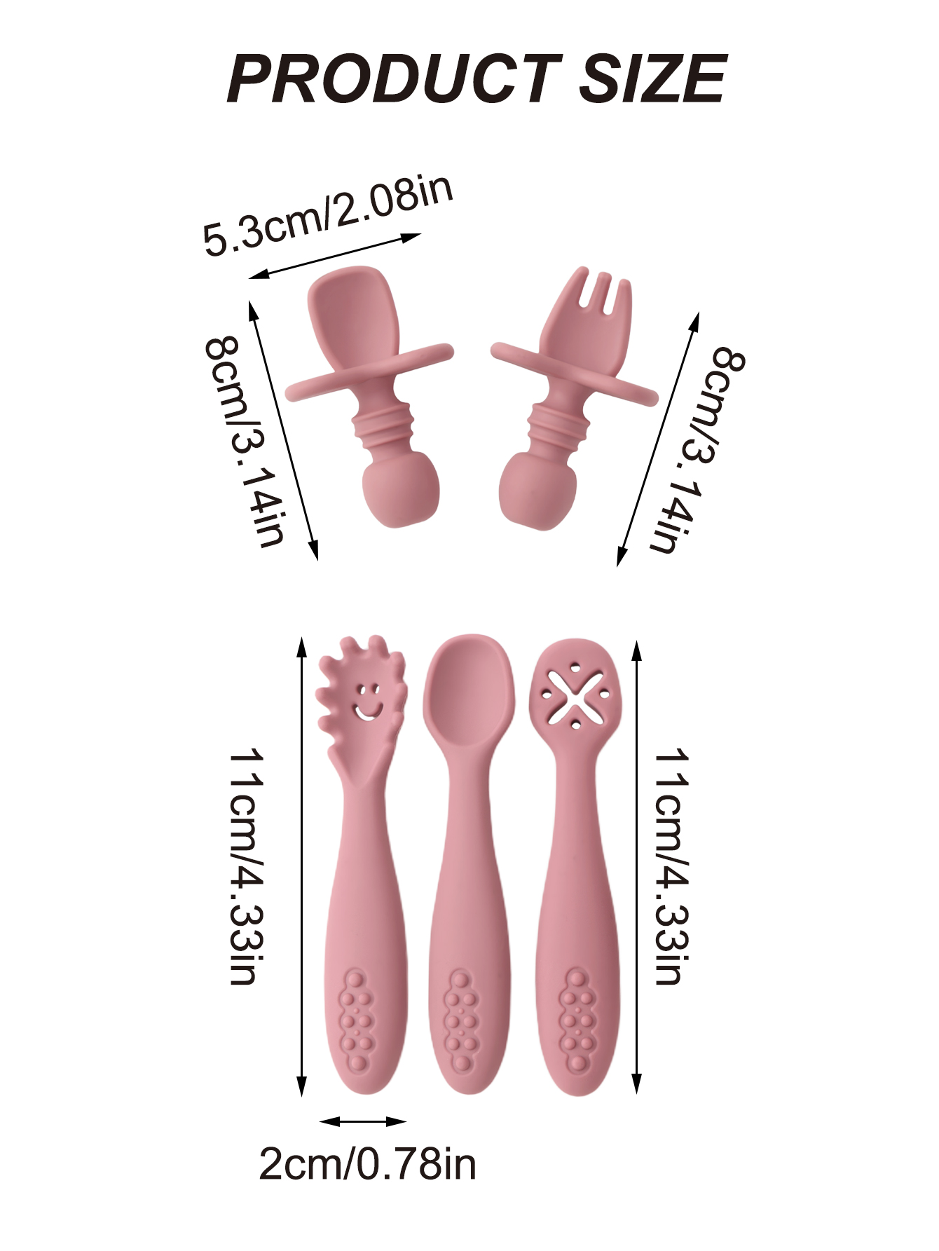 5PCS Cute Baby Feeding Set Sof - Baby Food Utensils incelemesi ve fiyatı