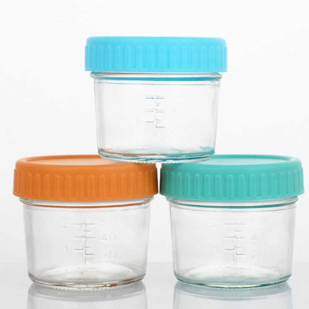 6pcs Mason Jar Glass Baby Food - Baby Food Containers Glass incelemesi ve fiyatı
