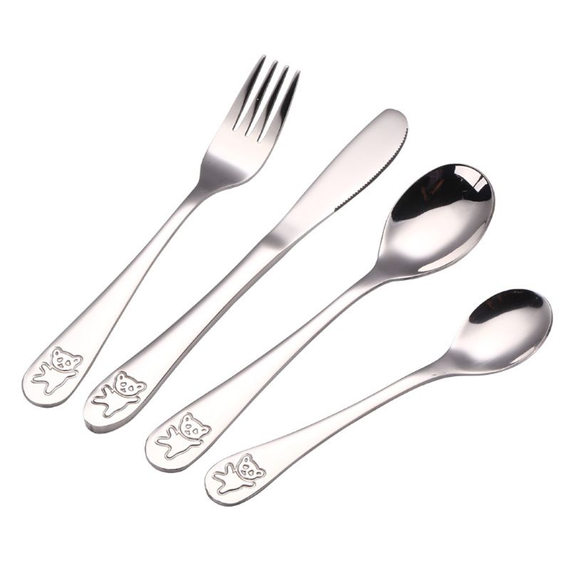 4 Pcs/set Baby Teaspoon Spoon  - Baby Food Utensils Set incelemesi ve fiyatı
