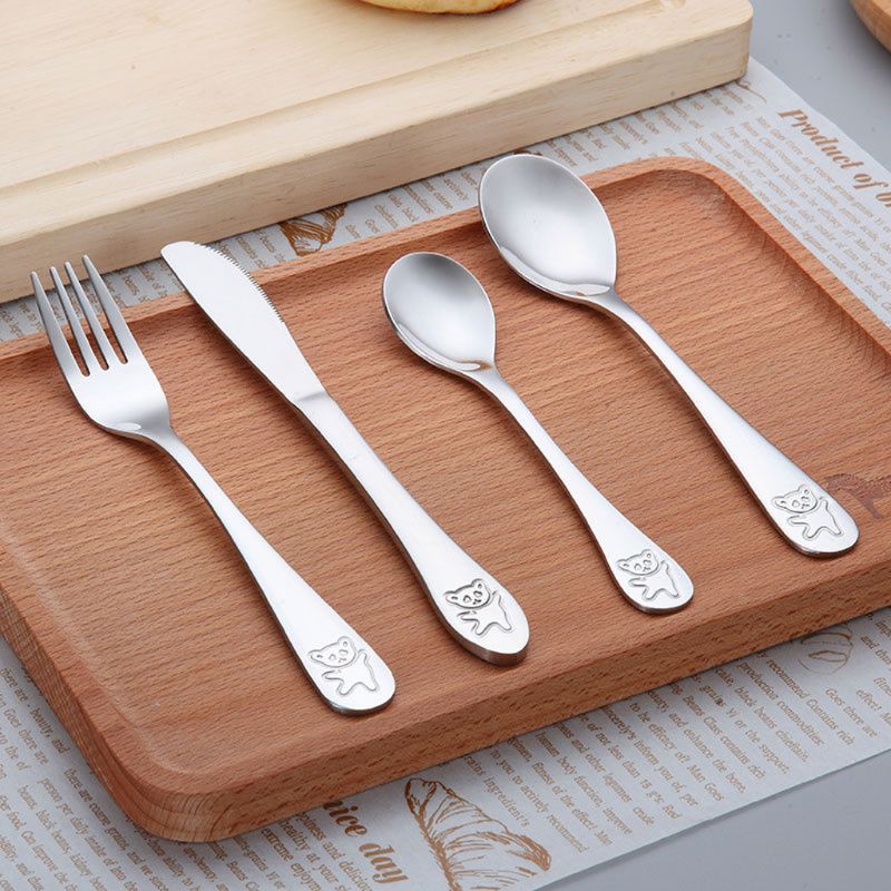 4 Pcs/set Baby Teaspoon Spoon  - Baby Food Utensils Set incelemesi ve fiyatı