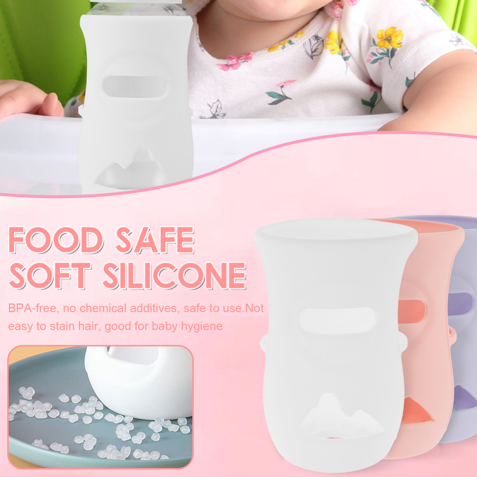 Silicone Sleeves Silicone Baby - Baby Food Containers Glass incelemesi ve fiyatı