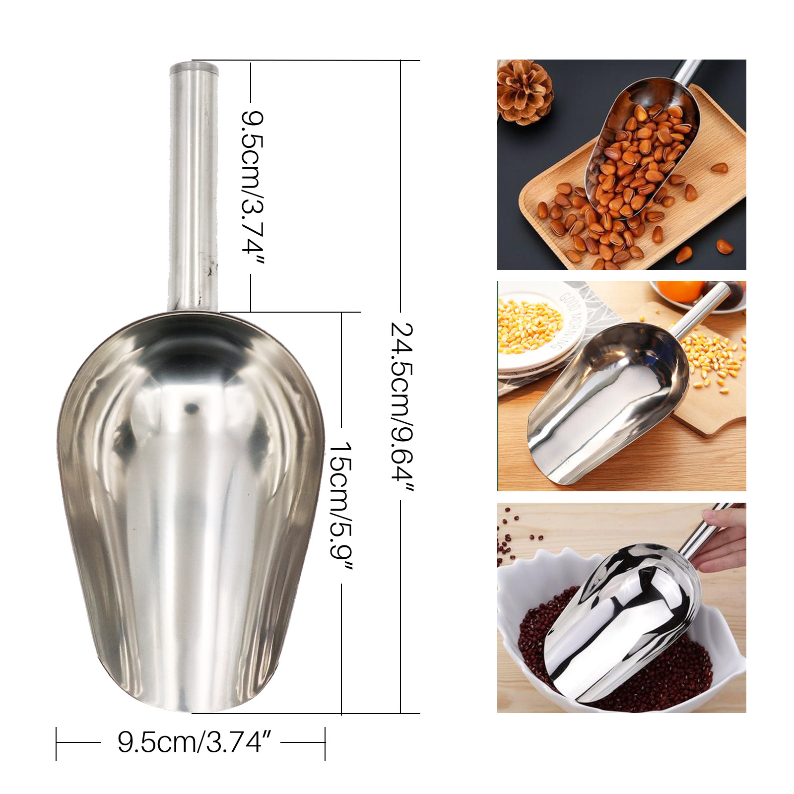 Pet Food Shovel Stainless Stee - Baby Food Cat incelemesi ve fiyatı