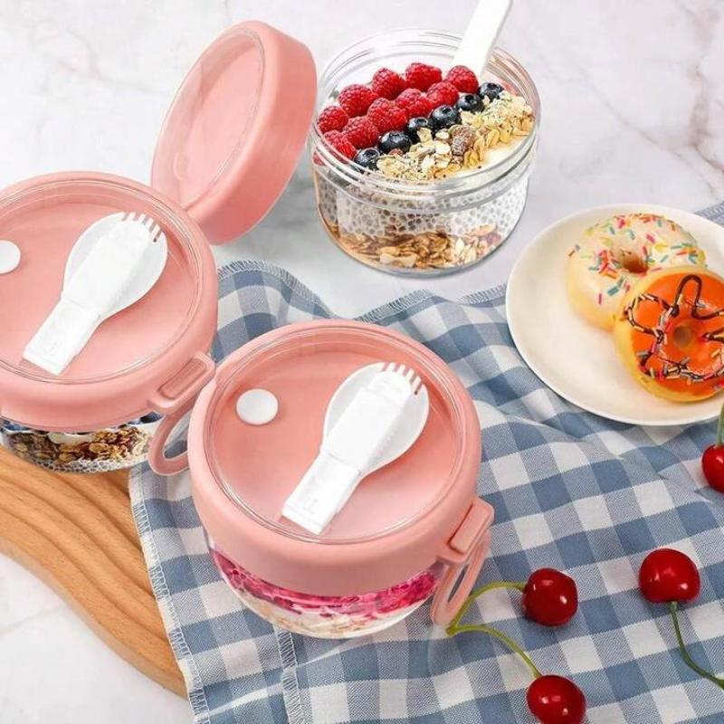 3-Piece Large Capacity Salad O - Baby Food Containers Glass incelemesi ve fiyatı