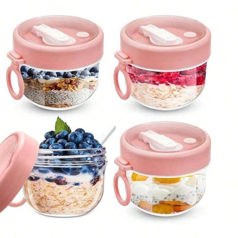 3-Piece Large Capacity Salad O - Baby Food Containers Glass incelemesi ve fiyatı