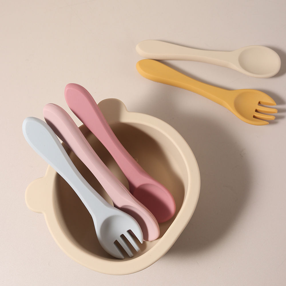 Custom Name 1 Pair Silicone Sp - Baby Food Utensils incelemesi ve fiyatı