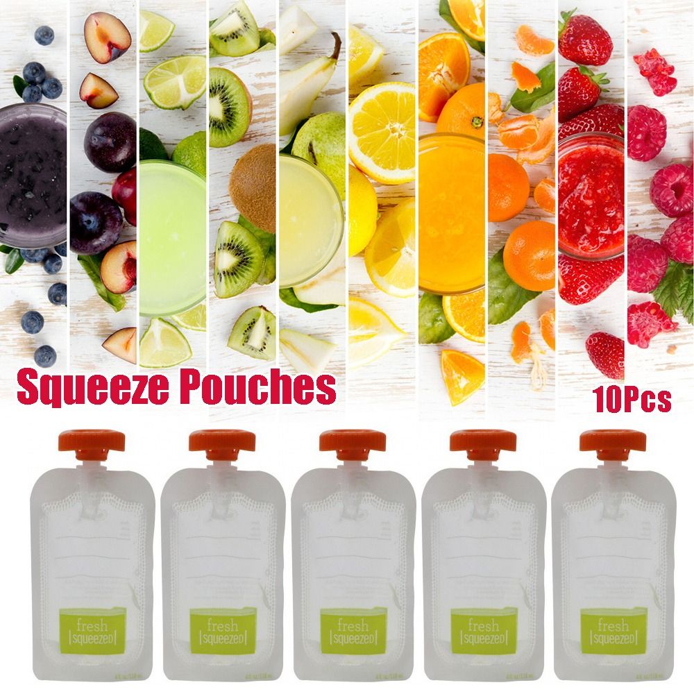 10Pcs Manual Fruit Puree Baby  - Baby Food In Jars incelemesi ve fiyatı