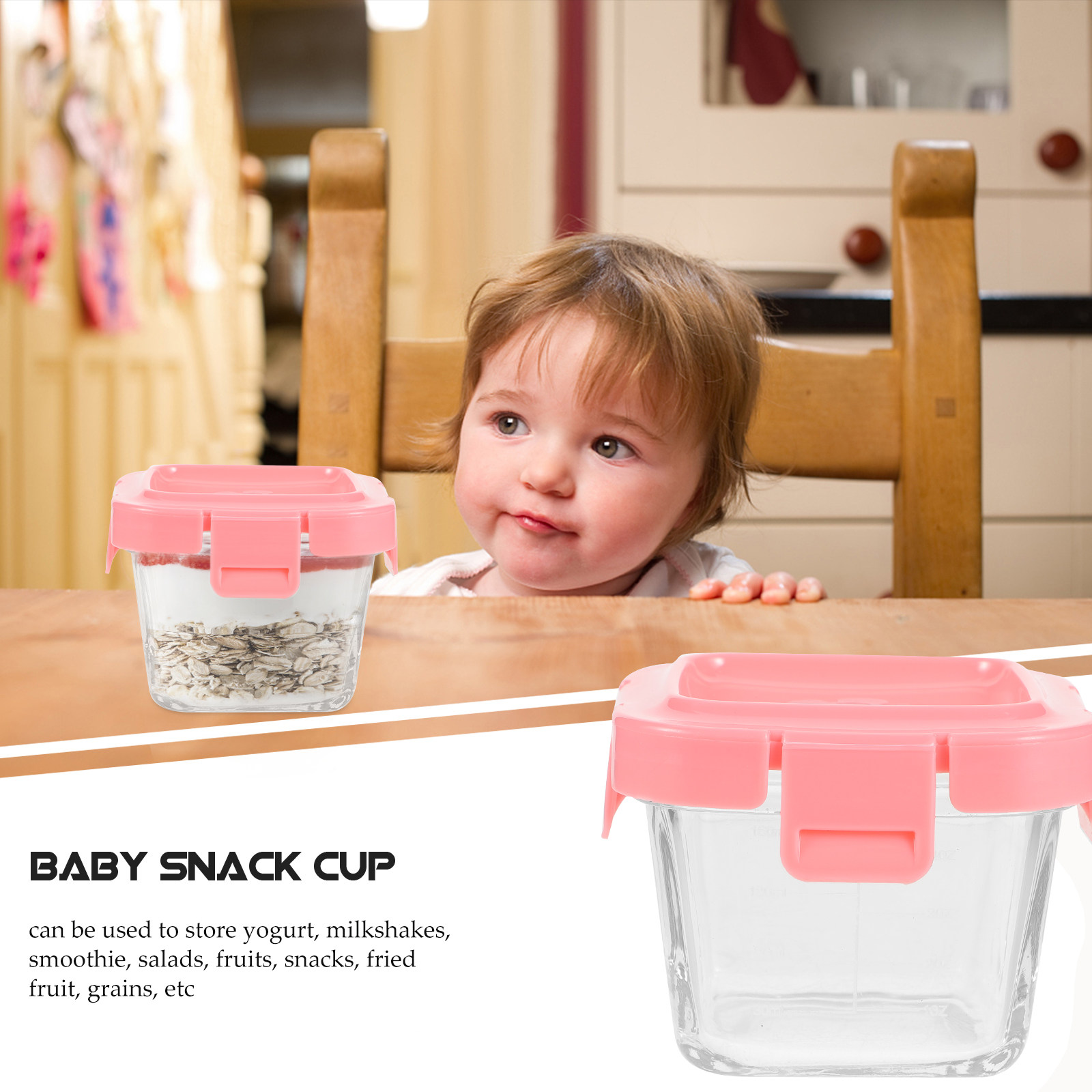2Pcs Baby Food Storage Bowl Hi - Baby Food Containers Glass incelemesi ve fiyatı