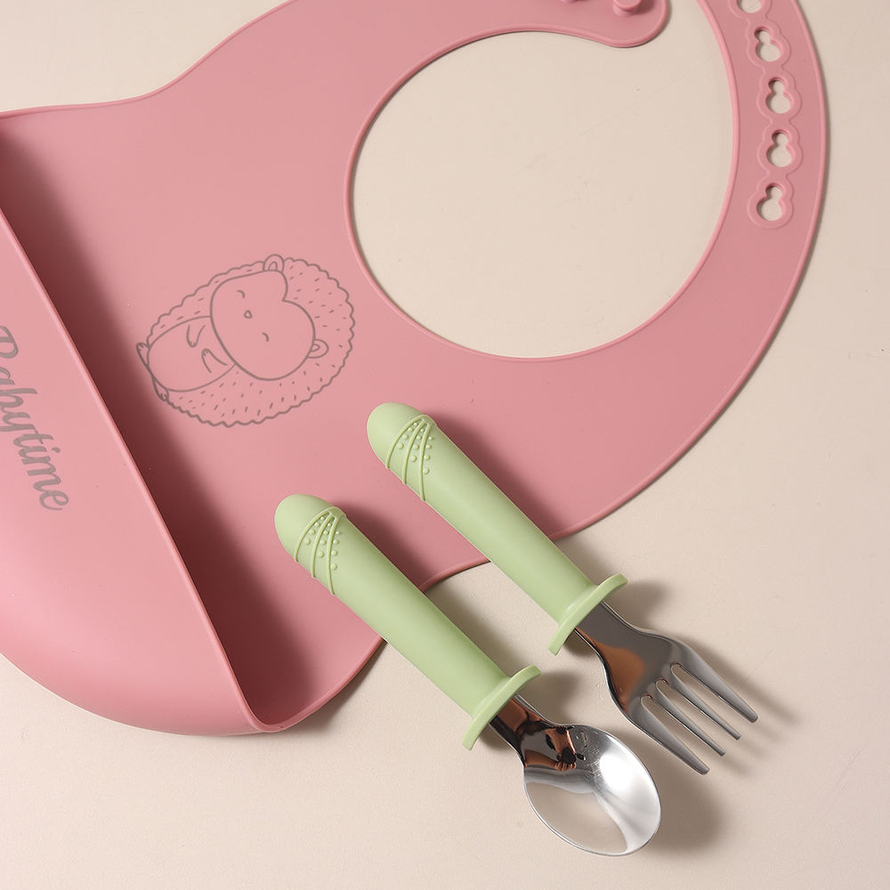 Custom Long Handle Silicone Sp - Baby Food Utensils Set incelemesi ve fiyatı