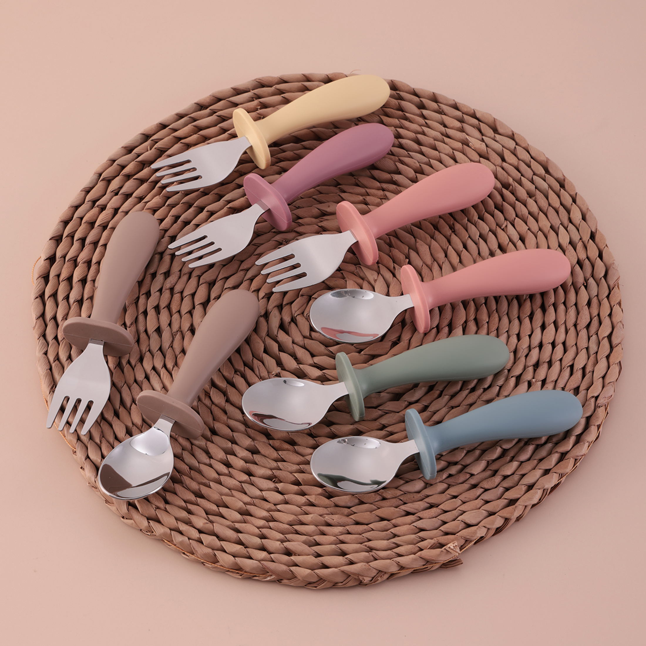 Color Kids 2PCS Stainless Stee - Baby Food Utensils Set incelemesi ve fiyatı