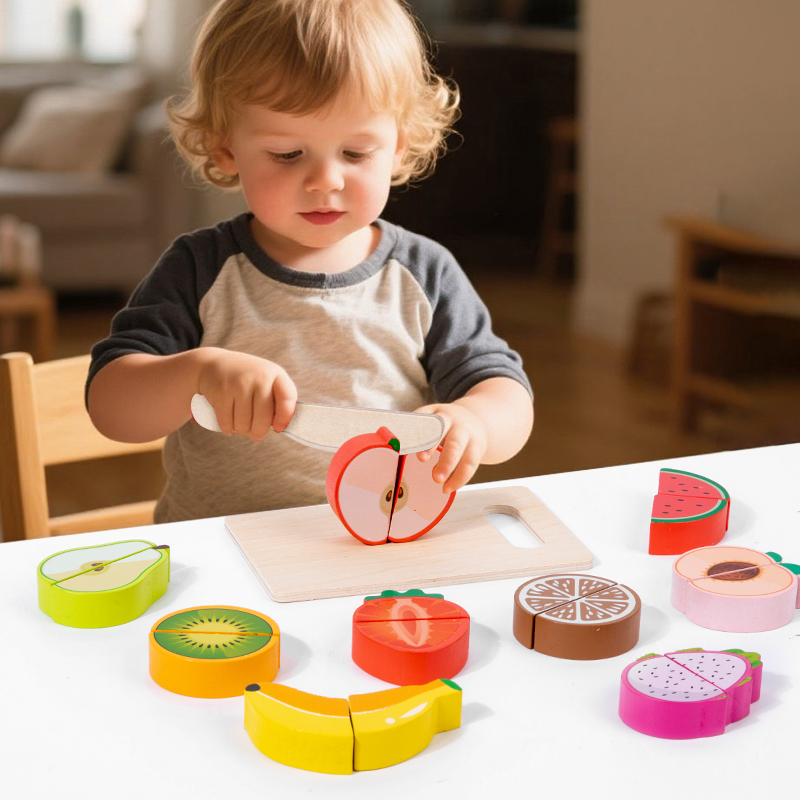 Wooden Kitchen Pretend Toy Sim - Baby Food Natural incelemesi ve fiyatı