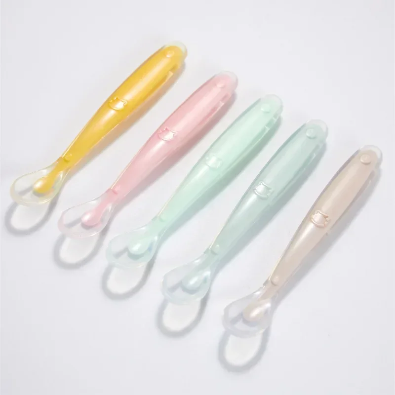 Soft Silicone Baby Spoon Toddl - Baby Food Utensils incelemesi ve fiyatı