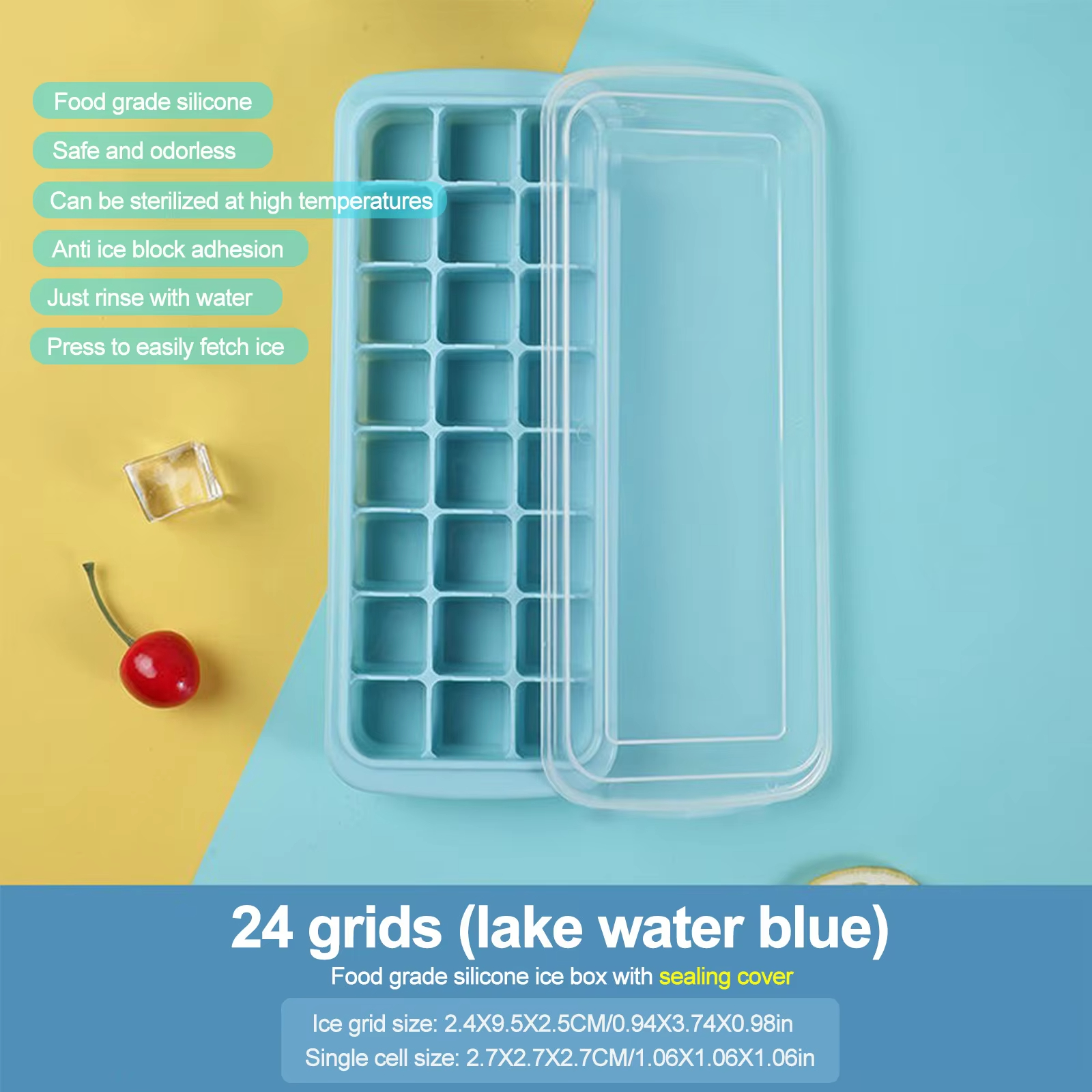 Silicone Ice Cubes Tray with L - Baby 1 Year Food incelemesi ve fiyatı