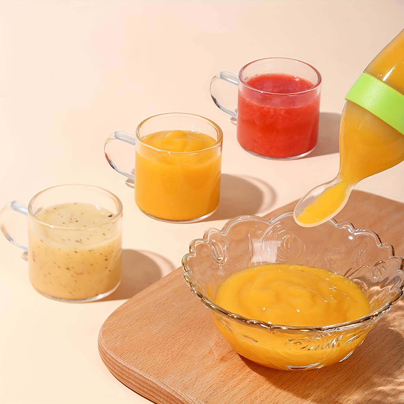 9pcs Feeding Cutlery:1 Silicon - Baby Food Utensils incelemesi ve fiyatı
