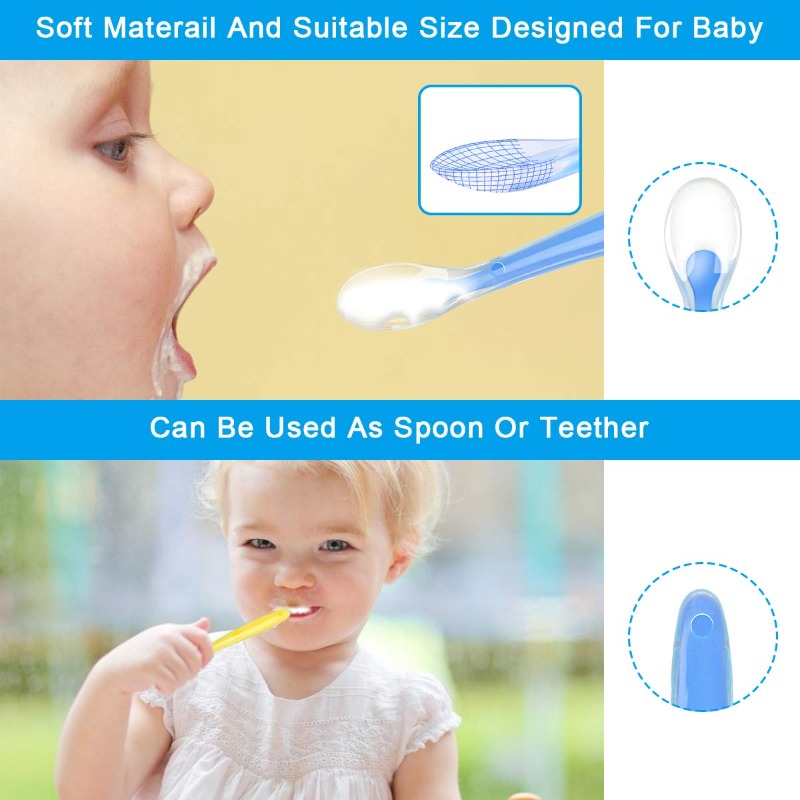 BPA Free Baby Silicone Spoons  - Baby Food Utensils incelemesi ve fiyatı